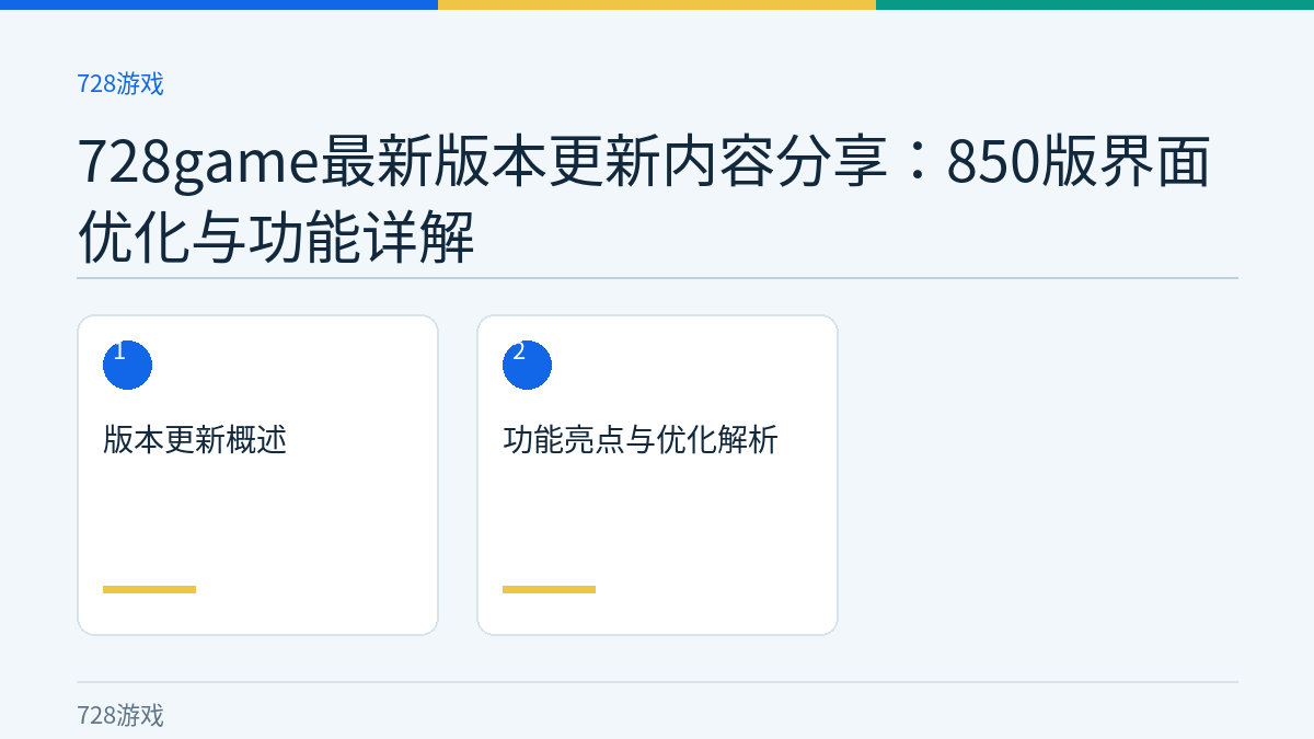 728game最新版本更新内容分享：850版界面优化与功能详解文章内容示意图